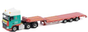 WSI01-3133 - DAF XF Space Cab 6x2 mit 3 Achsen SCALES Tieflader