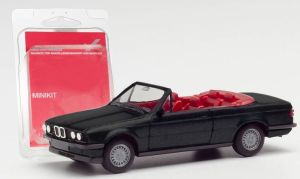 HER012225-006 - BMW 3er Cabrio (E 30) Schwarz im Bausatz