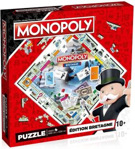 WIN01701 - Puzzle 1000 Teile MONOPOLY Bretagne