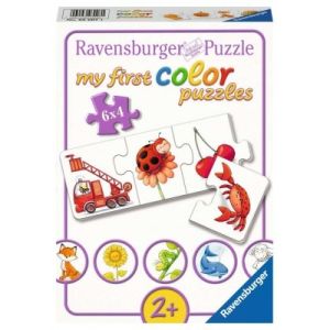 RAV03007 - Meine ersten Puzzles - 6 Puzzles 4 Teile - Alle meine Farben