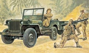 ITA0314 - JEEP Willys zum Zusammenbauen und Lackieren