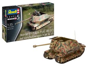 REV03292 - Char Marder I on FCM 36 base zum Zusammenbauen und Bemalen