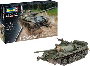 REV03328 - Panzer T-55A/AM MIT KMT-6/EMT-5 zum Zusammenbauen und Lackieren