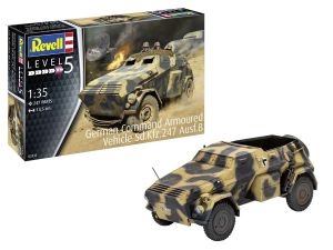 REV03335 - Deutsches gepanzertes Fahrzeug Sd.Kfz.247 Ausf.B zum Zusammenbauen und Bemalen
