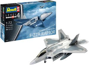 REV03858 - Lockheed Martin F-22A Raptor Flugzeug zum Zusammenbauen und Lackieren