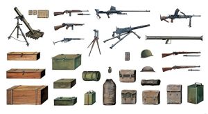 ITA0407 - Verschiedenes Zubehör zum Zusammenbauen und Bemalen