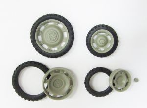ART04214 - 4 schmale Räder - vorne 39 mm - hinten 53 mm