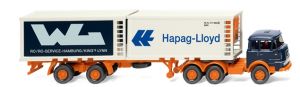WIK052201 - KRUPP 6x2 mit Tablett und Kühlcontainer HAPAG LLOYD/WL