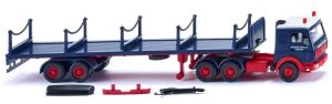 WIK055402 - MERCEDES 2850 6x4 mit Säulenanhänger 2 Achsen RHEINKRAFT SPEDITION