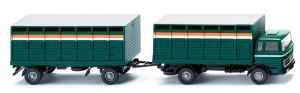 WIK056503 - MERCEDES 4x2 Träger mit Anhänger 2 Achsen Viehtransport