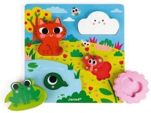 JAN07105 - 6-teiliges Puzzle – Verstecken und Suchen in der Natur