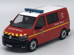 ODE086 - VOLKSWAGEN T6 Feuerwehrmann SDIS06 - Limitierte Auflage von 504 Stk.