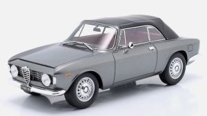 MITICA100085 - ALFA ROMEO Giulia 1600 GTC Cabriolet, Baujahr 1964, grau-rote Innenausstattung