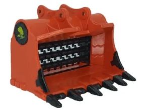 GF114 - Codet Brech- und Siebanlage ALLU Transformer M3-25 für Bagger von 70-120 Tonnen - 14mm Aufsatz.