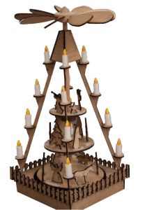 NOC14395 - Weihnachtsmarktpyramide