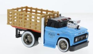 MST11617 - CHEVROLET C60 Skatebed 1966 Blau und Schwarz