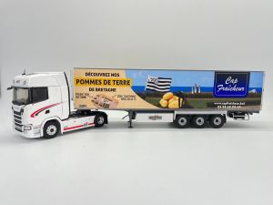 ELI117082 - SCANIA S500 4x2 mit Kühlanhänger 3 Achsen - Transport LEROUX