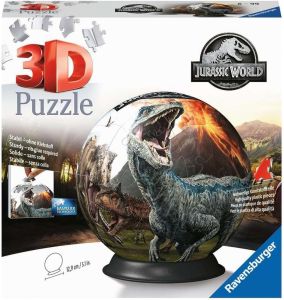 RAV117574 - 3D-Puzzle Ball 73 Teile JURASSIC WOLRD |ab 6 Jahren