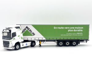 ELI118106 - VOLVO FH4 4x2 2020 mit Planenanhänger 3 Achsen - Transport LEROY MERLIN