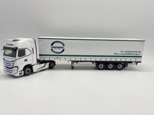 ELI118107 - IVECO S-Way 4x2 2021 mit Planenanhänger 3 Achsen - Transport TRANSPHIL
