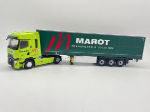 ELI118147 - RENAULT T520 High 4x2 2021 mit Anhänger 3 Achsen - Transport MAROT