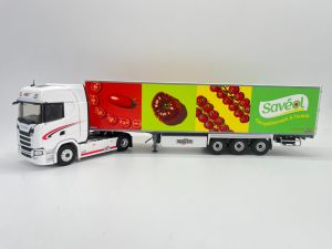ELI118155 - SCANIA R450 4x2 SAT mit 3-Achs-Anhänger - Transport SAVEOL