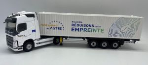 ELI118177 - VOLVO FH 4x2 mit 3-Achs-Containerträger und Container - PTS DUFOUR ASTRE