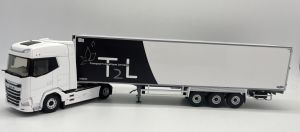 ELI118193 - DAF XG 4x2 mit Kühlanhänger 3 Achsen Transports Logistique LEMESLE
