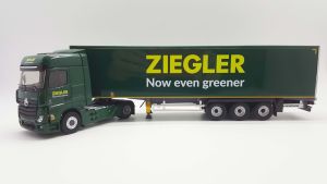 ELI118294 - MERCEDES Actros 5 BigSpace 4x2 mit Planenanhänger 3 Achsen ZIEGLER