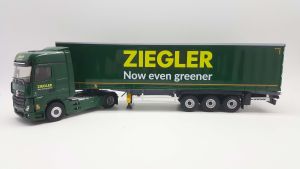 ELI118295 - MERCEDES Actros 5 BigSpace 4x2 mit Planenanhänger 3 Achsen ZIEGLER