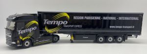ELI118373 - DAF XG 4x2 mit Tautliner Anhänger 3 Achsen - Transport TEMPO