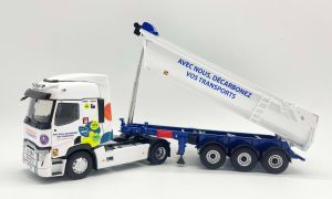 ELI118537 - RENAULT T 480 4x2 mit 3-Achs-Baukipper von TP TIP von VERMEESCH Transports