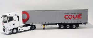 ELI118539 - RENAULT T HIGH 4x2 2023 mit Curtainsider-Anhänger, COUE Transport