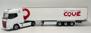 ELI118541 - DAF XG 4x2 mit 3-Achs-Kühlanhänger, COUE Transport