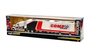 MST12418COMP - INTERNATIONAL Lonestar 6x4 weiß 2020 mit Anhänger 2 Achsen - -. COMP CAMS
