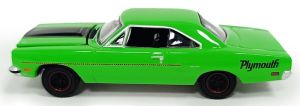 GREEN13370-B - PLYMOUTH Road Runner 1970, grün, aus der GL MUSCLE-Serie, noch in der Original-Blisterverpackung