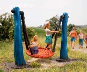 NOC13402 - Vogelnestschaukel mit Mikrobewegung – 7,6 x 3,6 x 7,5 cm