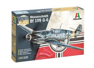ITA1483 - MESSERSCHMITT Bf 109 G-6 Militärflugzeug-Bausatz (Montage und Bemalung erforderlich)