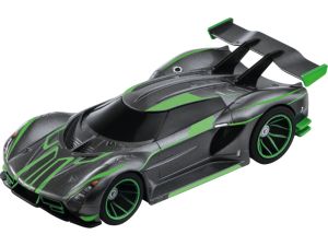 CARRERA15817084-A - Tuning-Hypersportwagen Grau/Grün (Friktionsantrieb)
