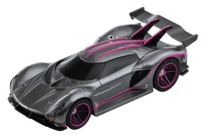 CARRERA15817084-D - Tuning-Hypersportwagen Grau/Rosa (Friktionsantrieb)
