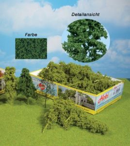 HEK1633 - 15 Bäume und Sträucher aus Naturfasern – dunkelgrün