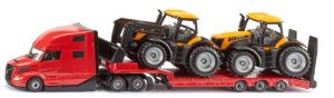SIK1785 - VOLVO Lkw 6x4 mit Tieflader und 2 JCB-Fahrzeugen