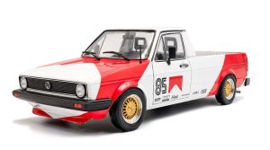 SOL1803512 - Volkswagen Caddy MK.1 M Racing, Baujahr 1982, weiß und rot