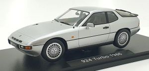 KKS180901 - Silberner PORSCHE 924 Turbo, Baujahr 1986