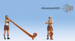 NOC12821 - Alphornbläser mit Soundeffekt