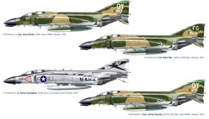 ITA1373 - F-4 Phantom D Aces Flugzeug zum Zusammenbauen und Lackieren
