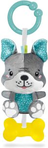 CLE17354 - hund plüsch rassel