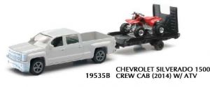 NEW19815D - CHEVROLET Silverado 1500 mit Anhänger und rotem Quad abholen