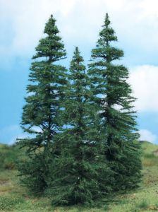 HEK2171 - 3 Tannenbaummodelle 18-22 cm