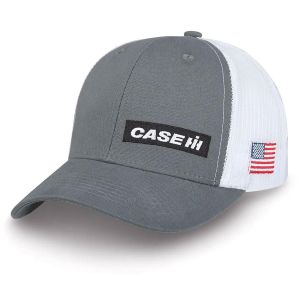 220076 - CASE IH Cap grau mit weißer Mesh-Rückseite
